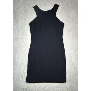 Laundry By Shelli Segal Womens Size 8‎ Sleeveless Midi Black Dress